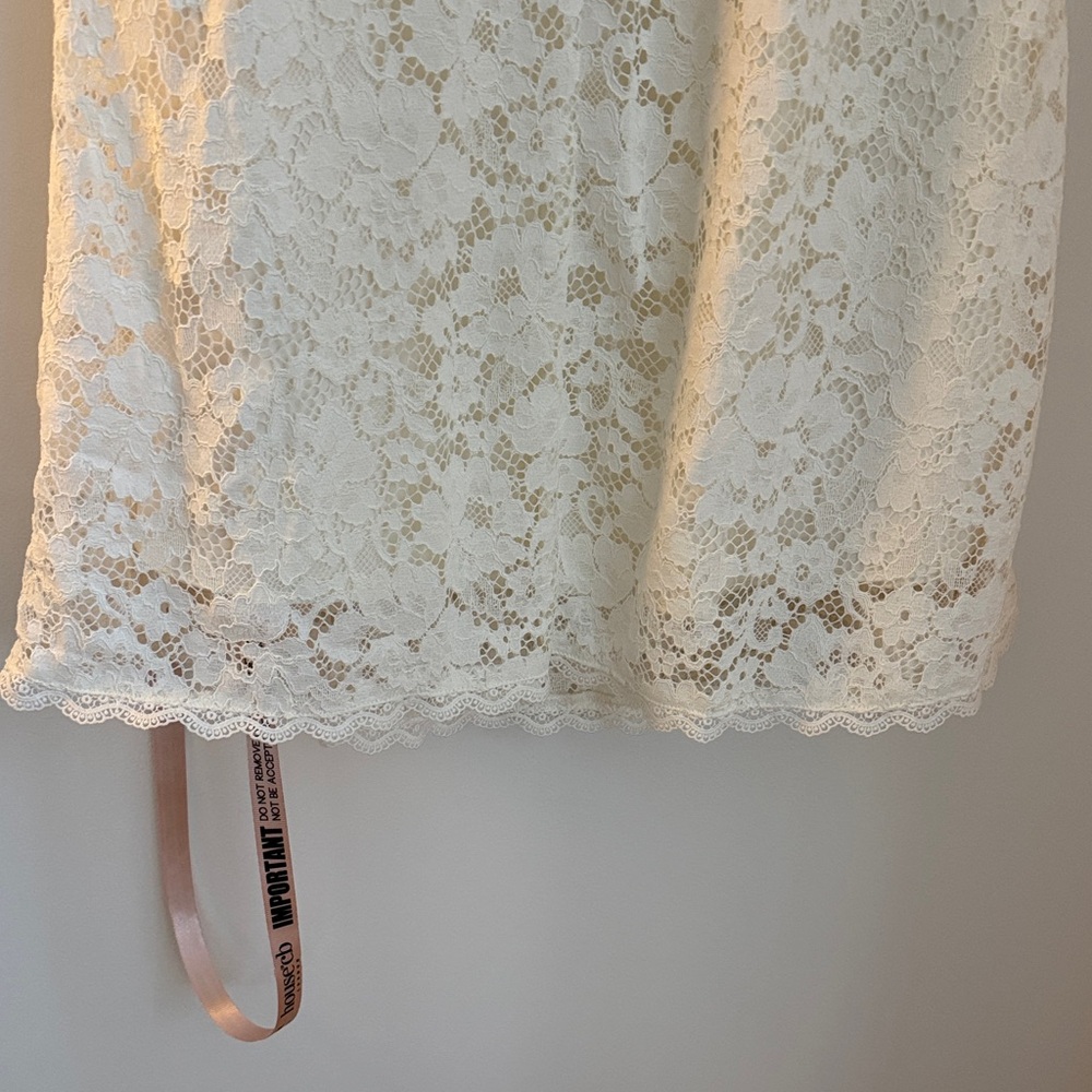 House of CB Solaine Ivory Lace Corset Maxi Dress - Picture 7 of 9